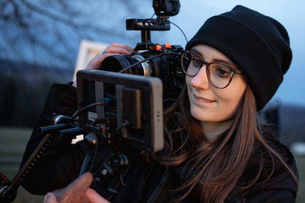 Filmmaker Lauren Klocker from the multimedia agency boxquadrat