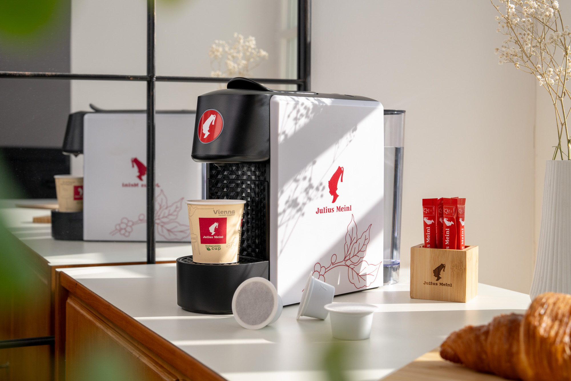 Produktfotos der Professional Capsules für Julius Meinl Kaffee