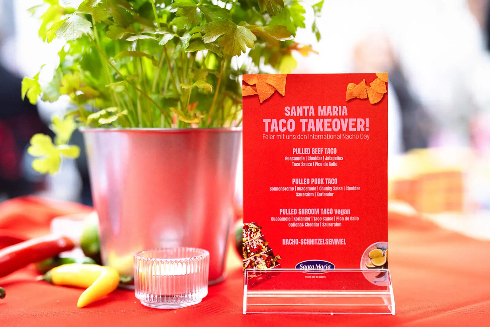 Content Creation beim Würstelstand Taco Takeover von Santa Maria